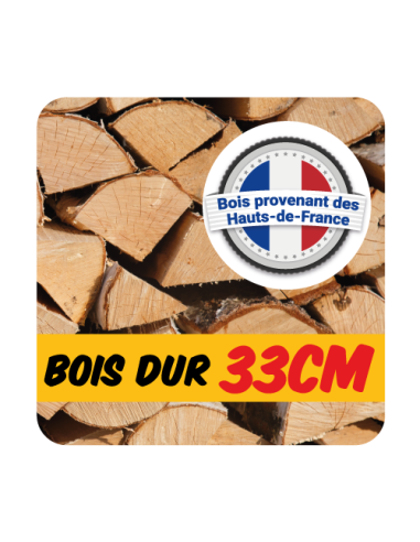 Bois de chauffage dur en 33 cm SEC...