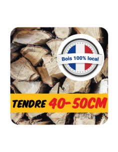 Bois tendre en 40-50cm VRAC SEC (1,2 m3)