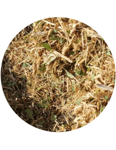 Broyat de feuillus très fin 1M3 – Mulch / BRF compostable local - BIG BAG